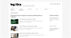 Desktop Screenshot of ingetica.com